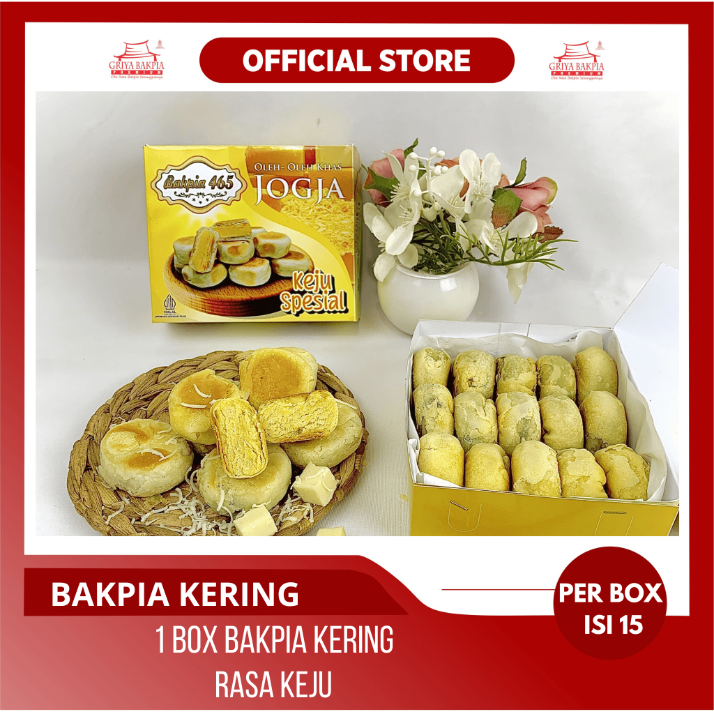 Jual Griya Bakpia Isi Bakpia Kering Rasa Keju Bakpia Jogja