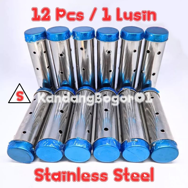 Jual Cetakan Lontong Stainless Steel 1 Lusin 12 Pcs Tebal Murah Promo