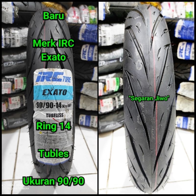 Jual Ban Tubles Motor Matic Ring Ukuran Merk Irc Exato Ban