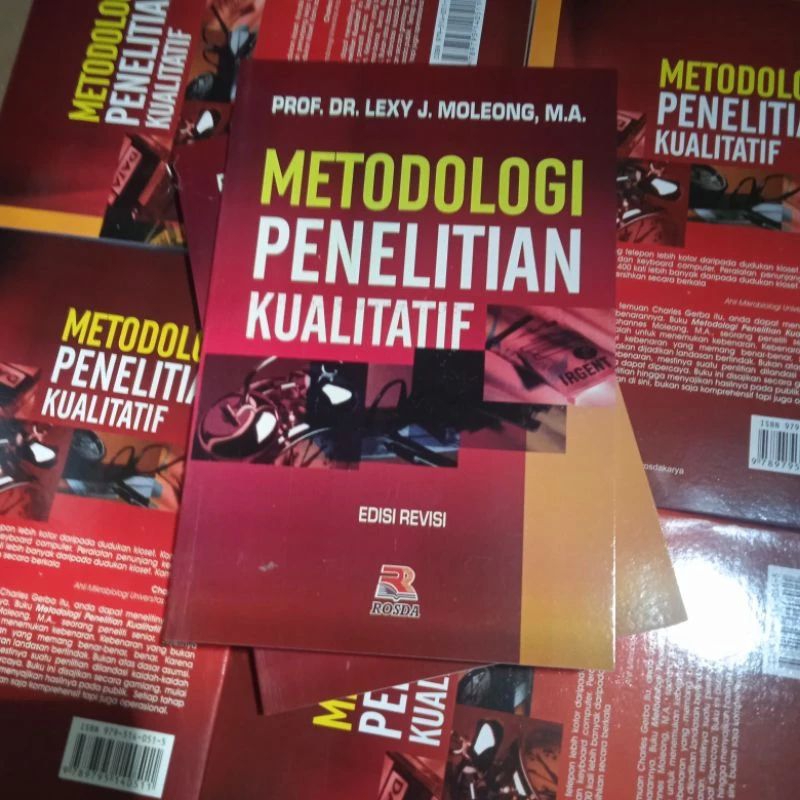 Jual BUKU PENDIDIKAN METODOLOGI PENELITIAN KUALITATIF EDISI REVISI