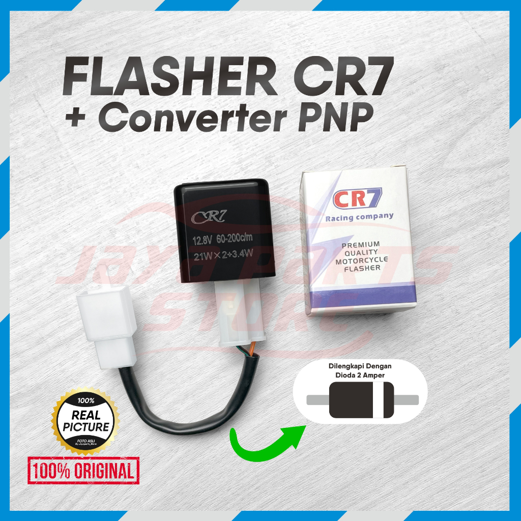 Jual Flasher Cr Plus Soket Konverter Dengan Dioda Untuk Motor Nmax