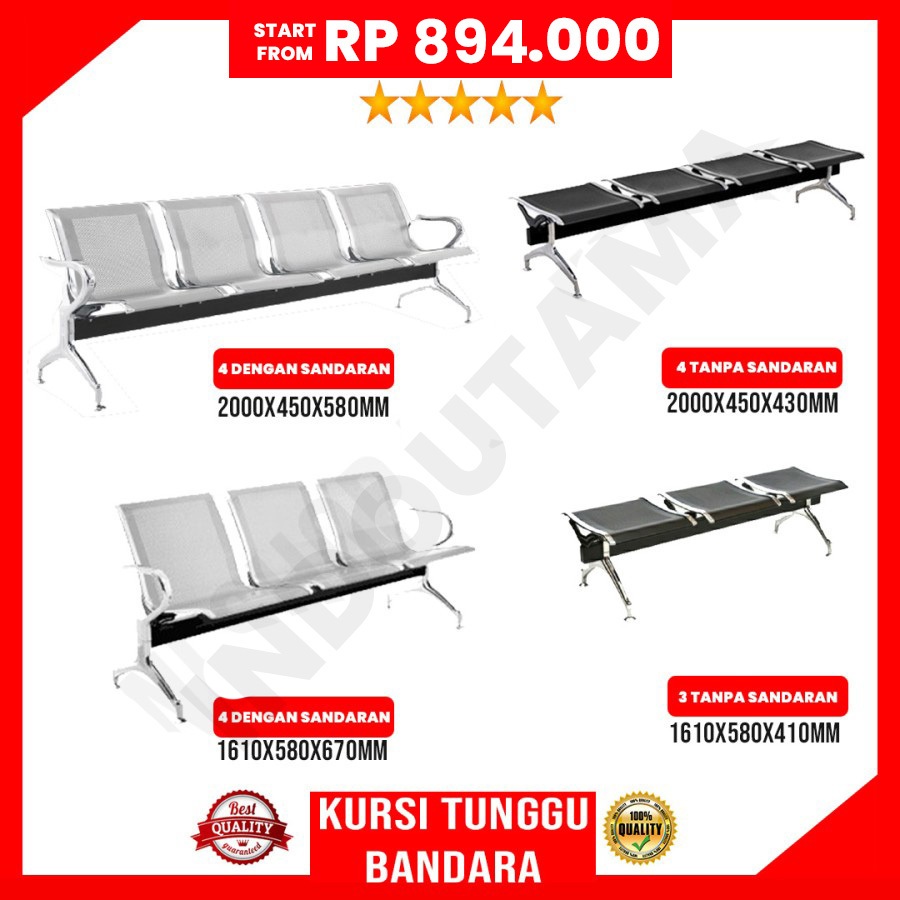 Jual Kursi Tunggu Kursi Stainless Kursi Bandara Kursi Bank Kursi Dan