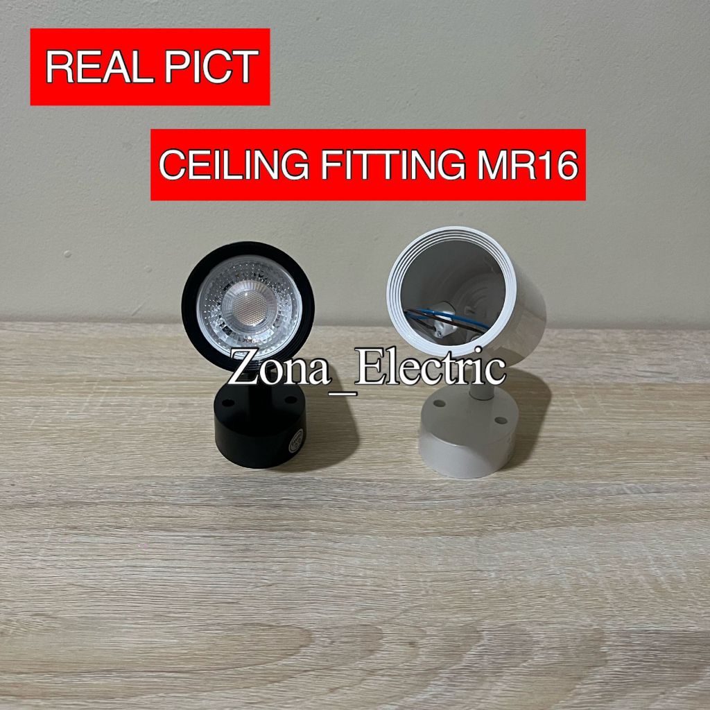 Jual Kap Lampu Sorot Ceiling Fitting Mr Kap Spot Light Fitting Mr