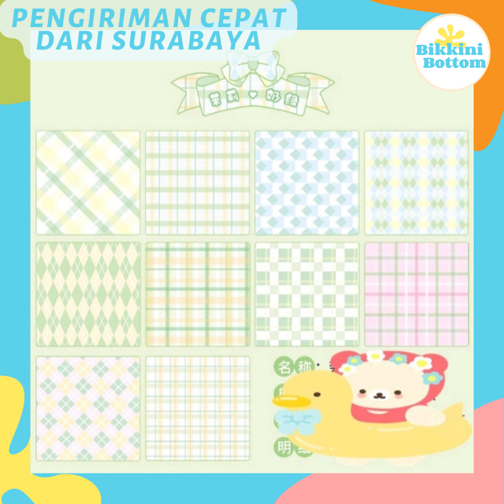 Jual Memo Note Sanrio Lembar Deco Paper Diy Jurnal Planner St