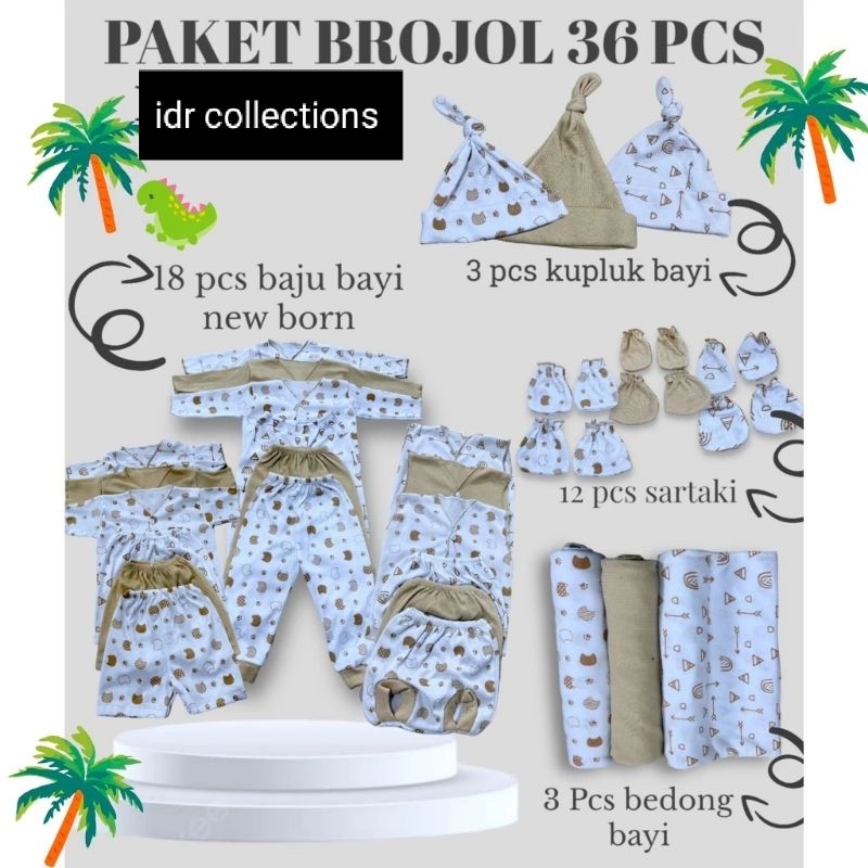 Jual Pcs Paket Brojol Perlengkapan Bayi Baru Lahir Baju Bayi