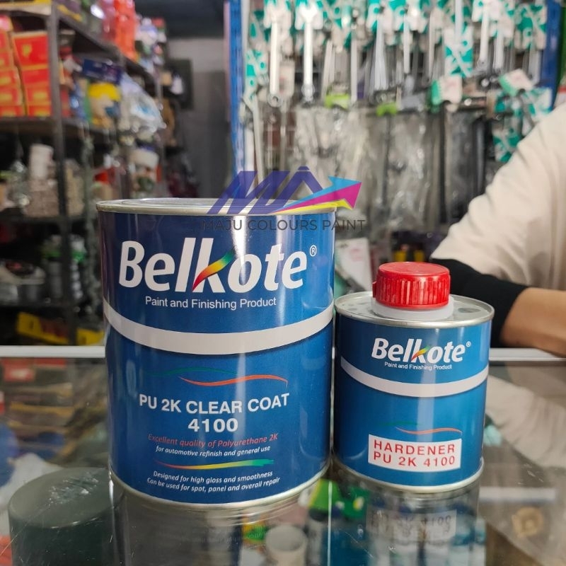 Jual CLEAR BELKOTE PU 2K CLEAR COAT 4100 1 LITER Shopee Indonesia