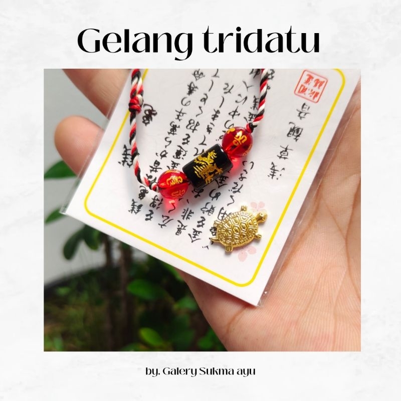 Jual Gelang Tridatu Tibet Naga Emas Dan Aura Keberuntungan Dan