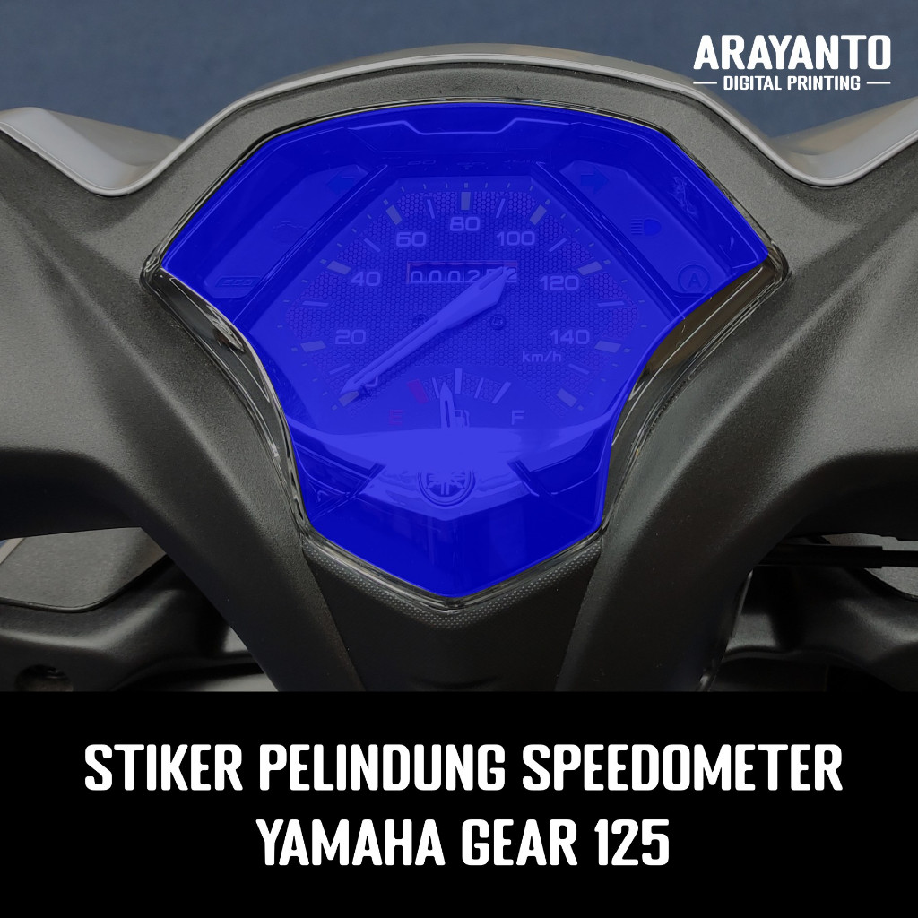 Jual Sticker Pelindung Speedometer Yamaha Gear 125 Variasi Transparan