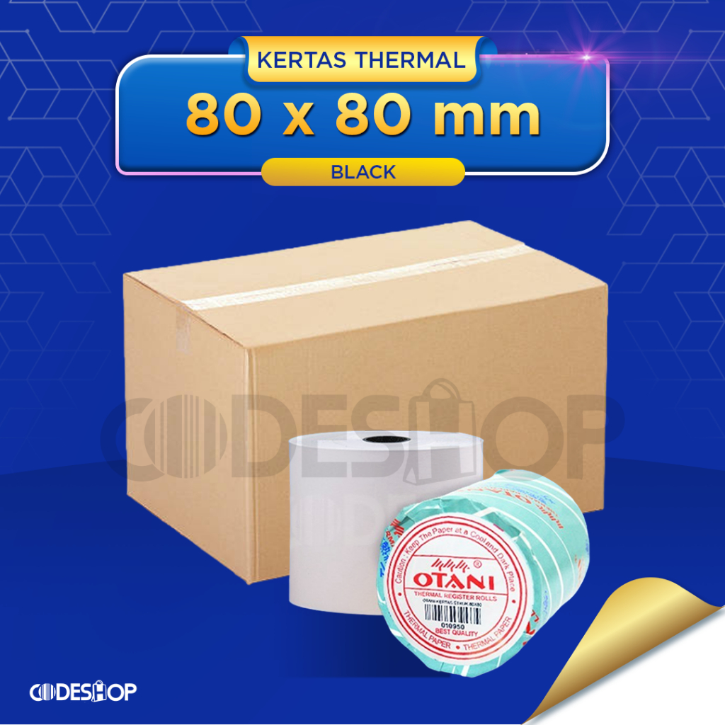 Jual Dus Kertas Thermal Otani 80x80 Mm Printer Kasir Epson Matrix Point