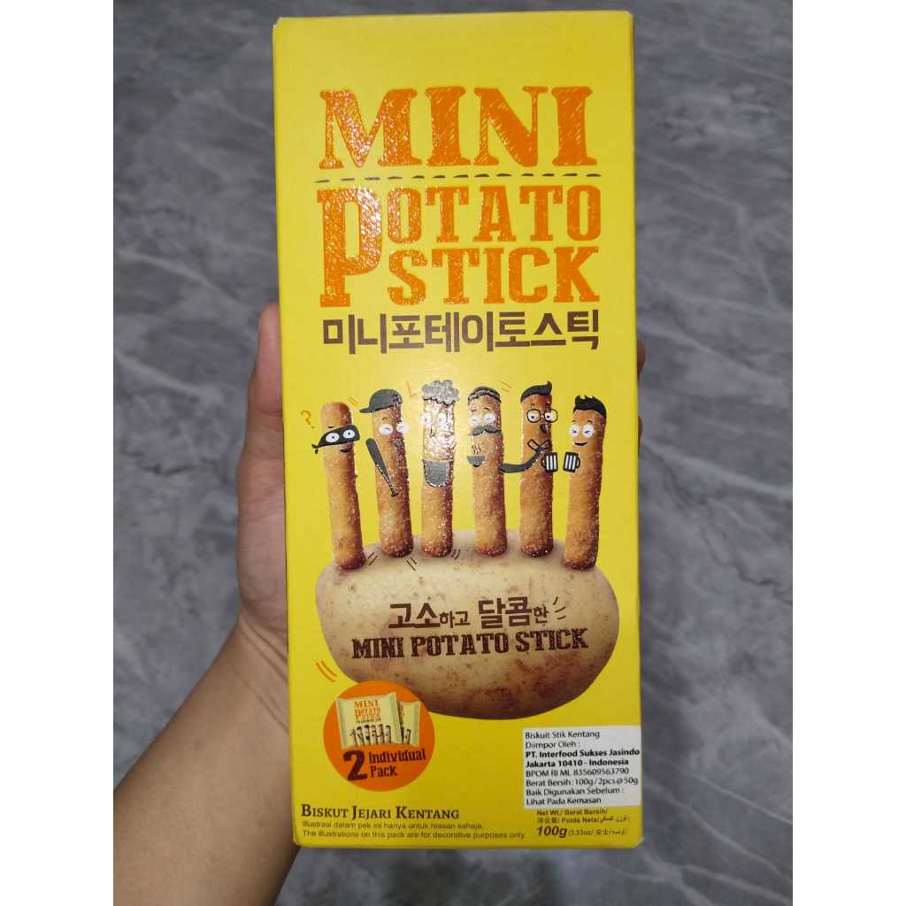 Jual Asm Shoonfat Mini Potato Stick Gr Biskuit Stik Kentang Made