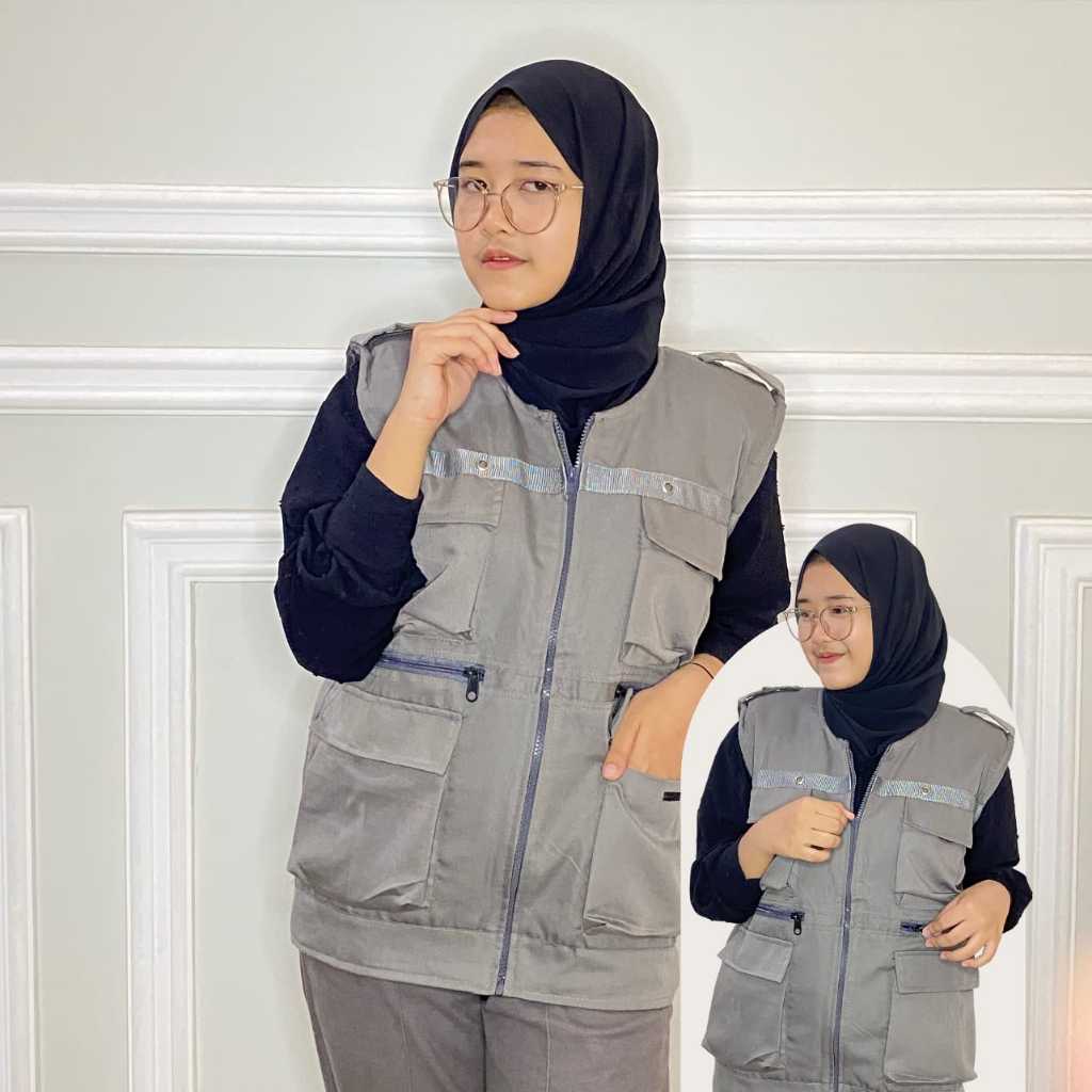 Jual COD Rompi Cargo Bahan Katun Twill Rompi Tactical Rompi