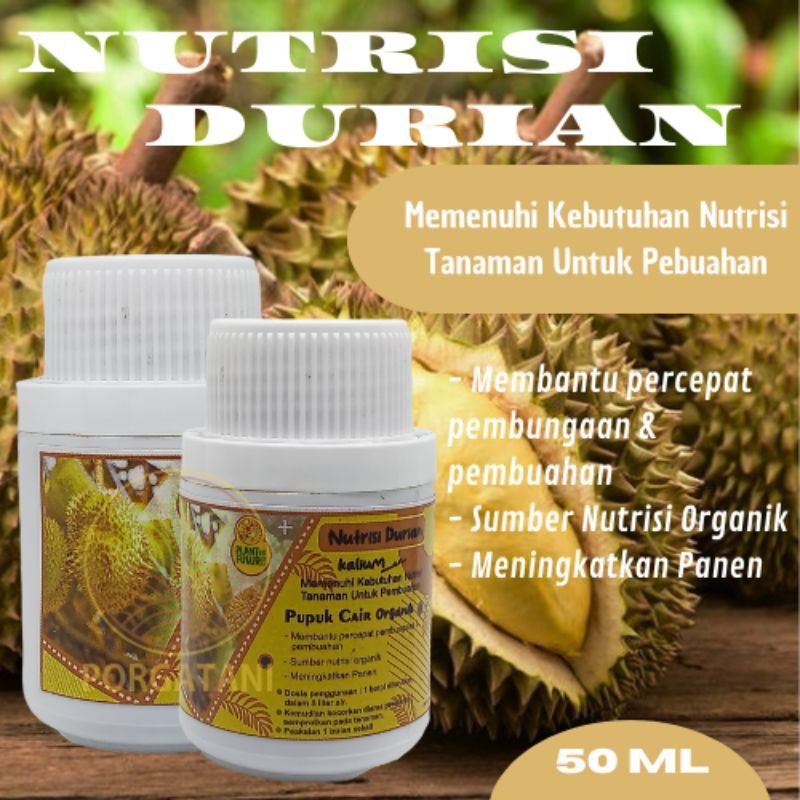 Jual Pupuk Organik Cair Durian Ml Pemicu Pertumbuhan Tanaman Durian