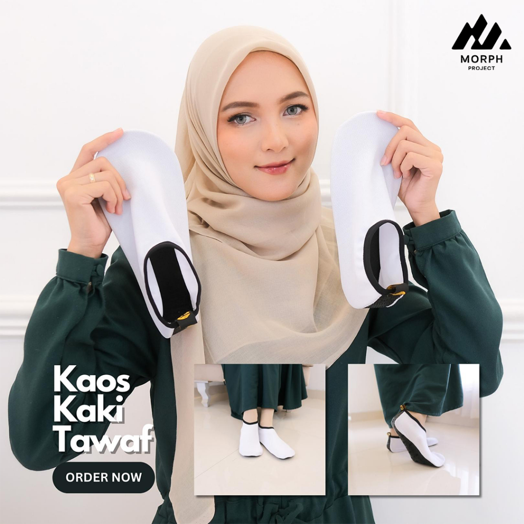 Jual Morph Project Kaos Kaki Tawaf Premium Wanita Dan Pria Big Size