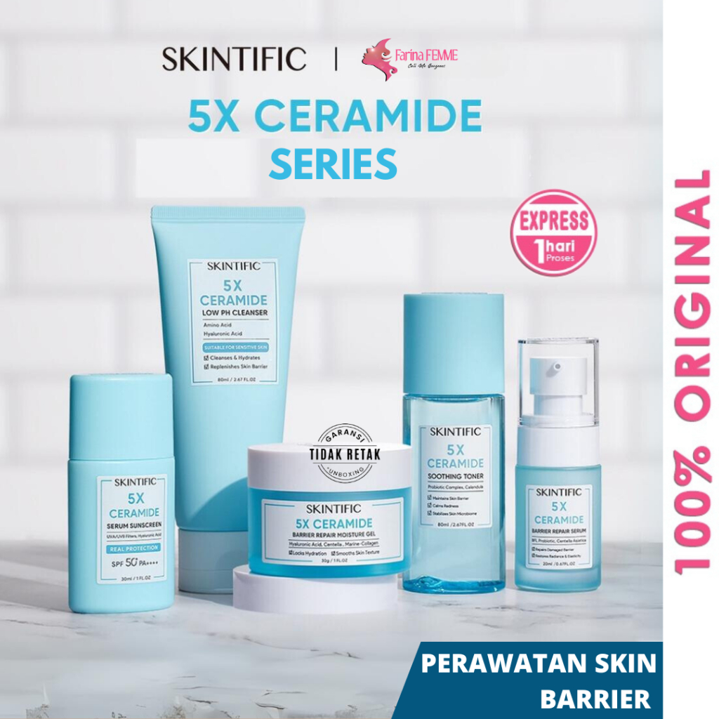 Jual FEMME SKINTIFIC 5X Ceramide Series Barrier Moisturizer Gel