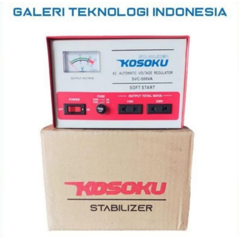 Jual Stabilizer Listrik 500 Watt KOSOKU Shopee Indonesia