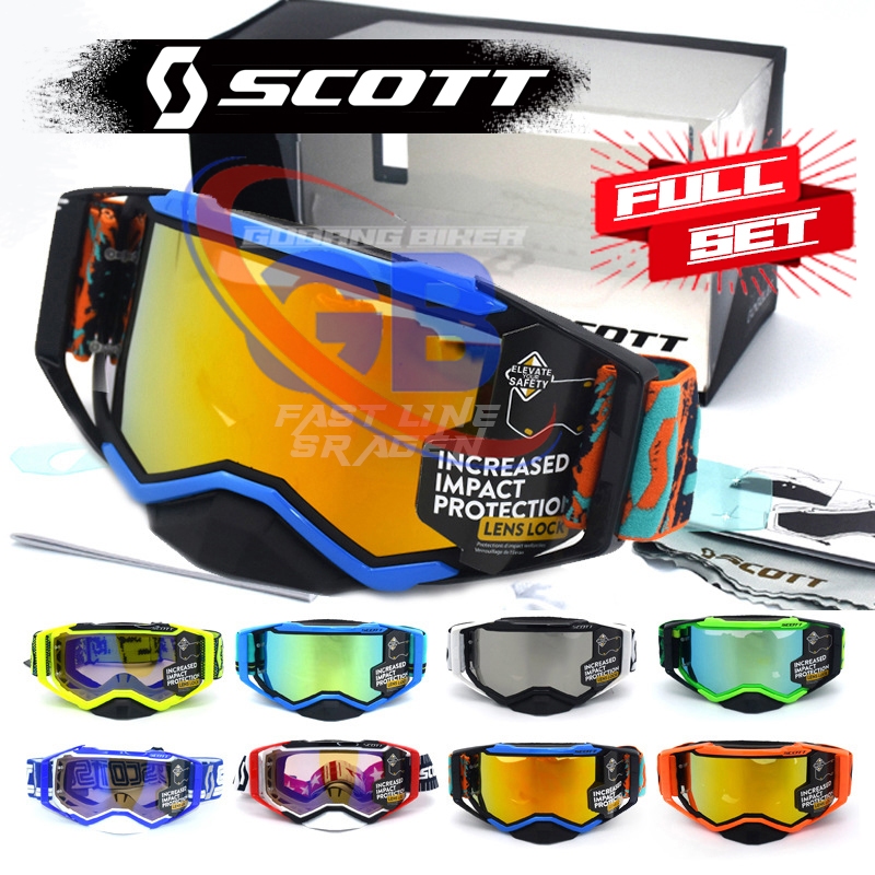 Jual Goggle Scott Lensa Kacamata Helm Motocross Mx Motor Trail