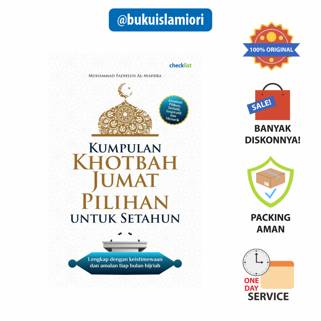 Jual Buku Agama Islam Kumpulan Khotbah Jumat Pilihan Untuk Setahun