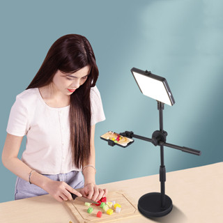 Jual Overhead Phone Stand Tripod Led Lampu Stand Holder Bracket 360