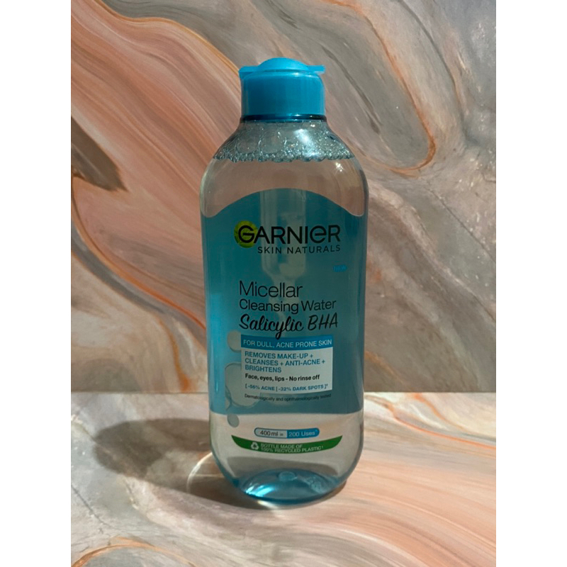 Jual Garnier Micellar Water Salicylic Blue 400ml Shopee Indonesia