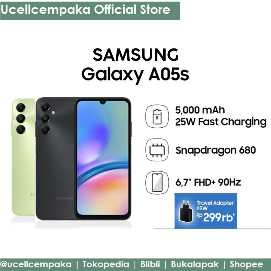 Jual SAMSUNG GALAXY A05S 6 128GB GARANSI RESMI Shopee Indonesia