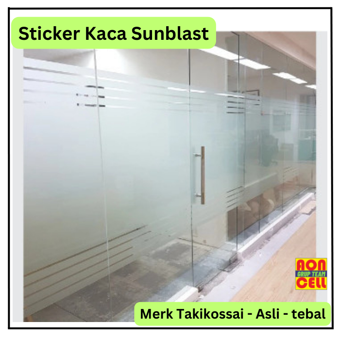 Jual Sticker Stiker Kaca Film Sandblast Sunblast Pasir Takikossai Taki