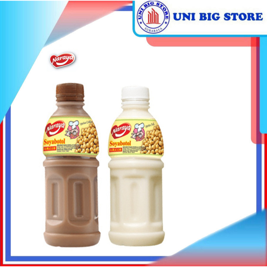 Jual Naraya Soya Botol Original Cokelat Ml Soy Bean Milk Susu