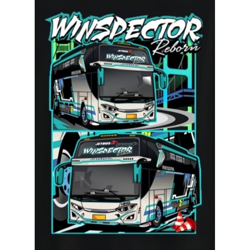 Jual Stiker Bus Winspector Reborn Tumpuk Grosir Sticker Shopee