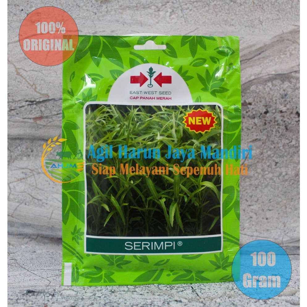 Jual Benih Biji Bibit Kangkung Daun Sempit New Serimpi Butir Cap