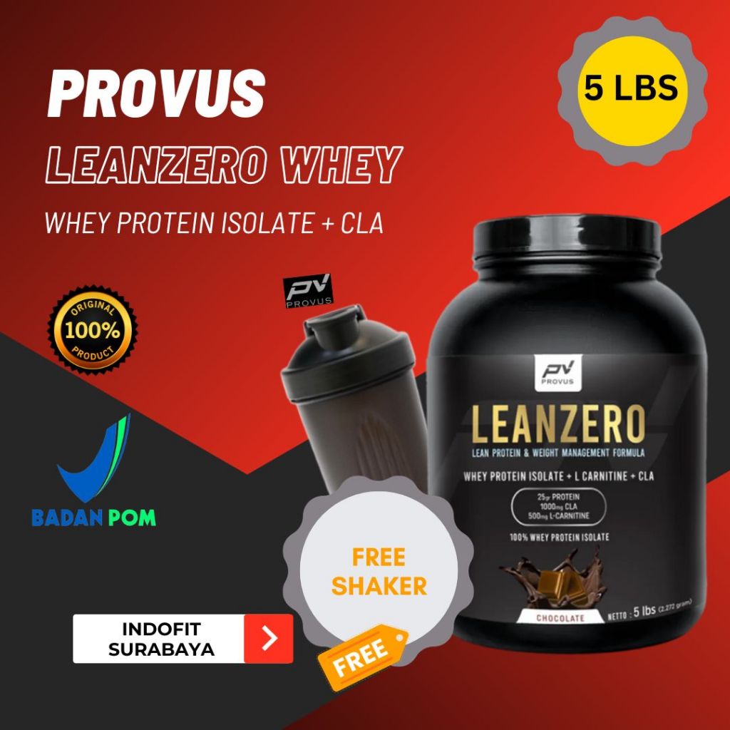 Jual Provus Leanzero PV Lean Zero 5LBS Lb 5LB Gram Whey Protein Isolate