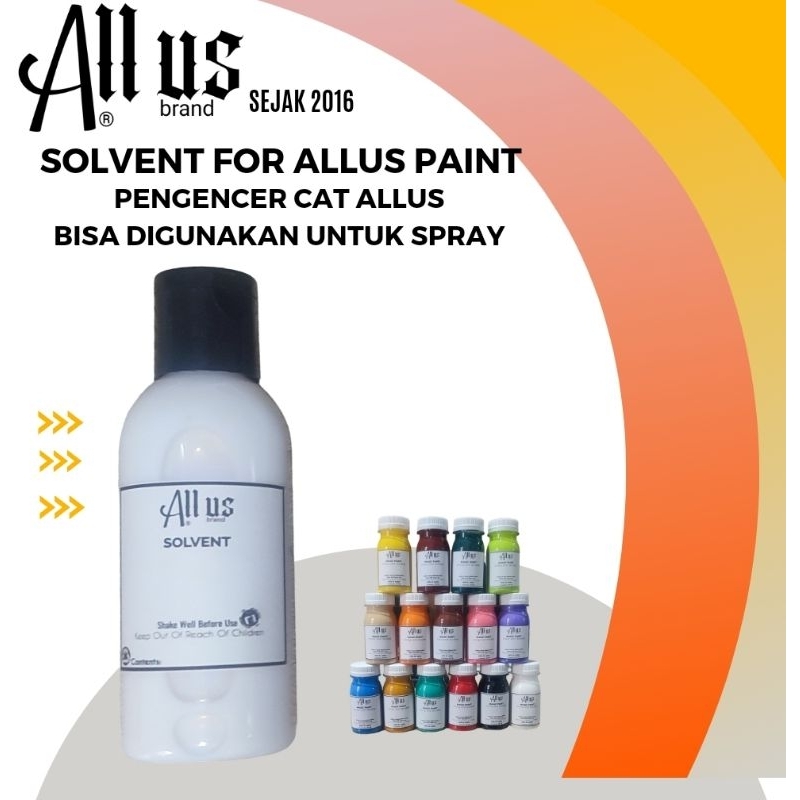 Jual Pengencar Cat Sepatu Allus Solvent Paint Leather Shopee Indonesia