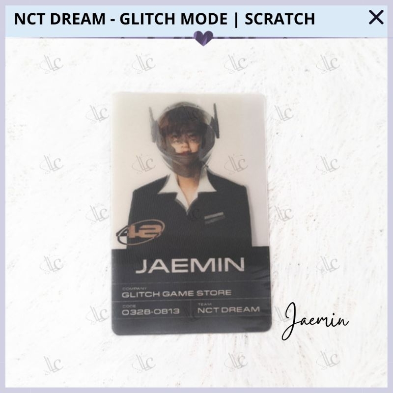 Jual Nct Dream Photocard Glitch Mode Lenti Scratch Mark Renjun