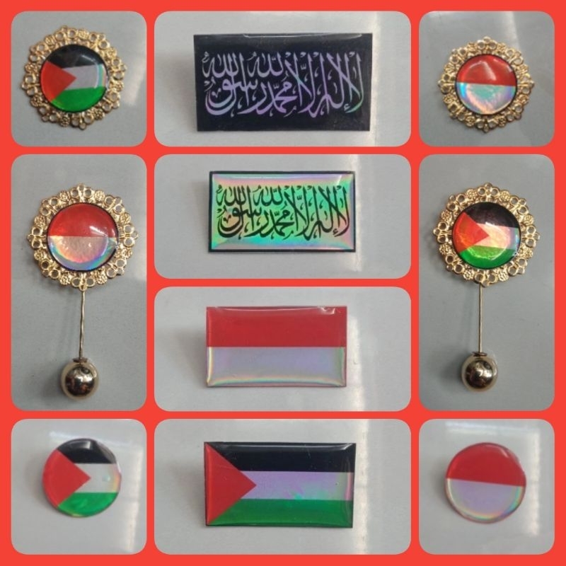 Jual Bros Pin Bendera Merah Putih Palestina Shopee Indonesia