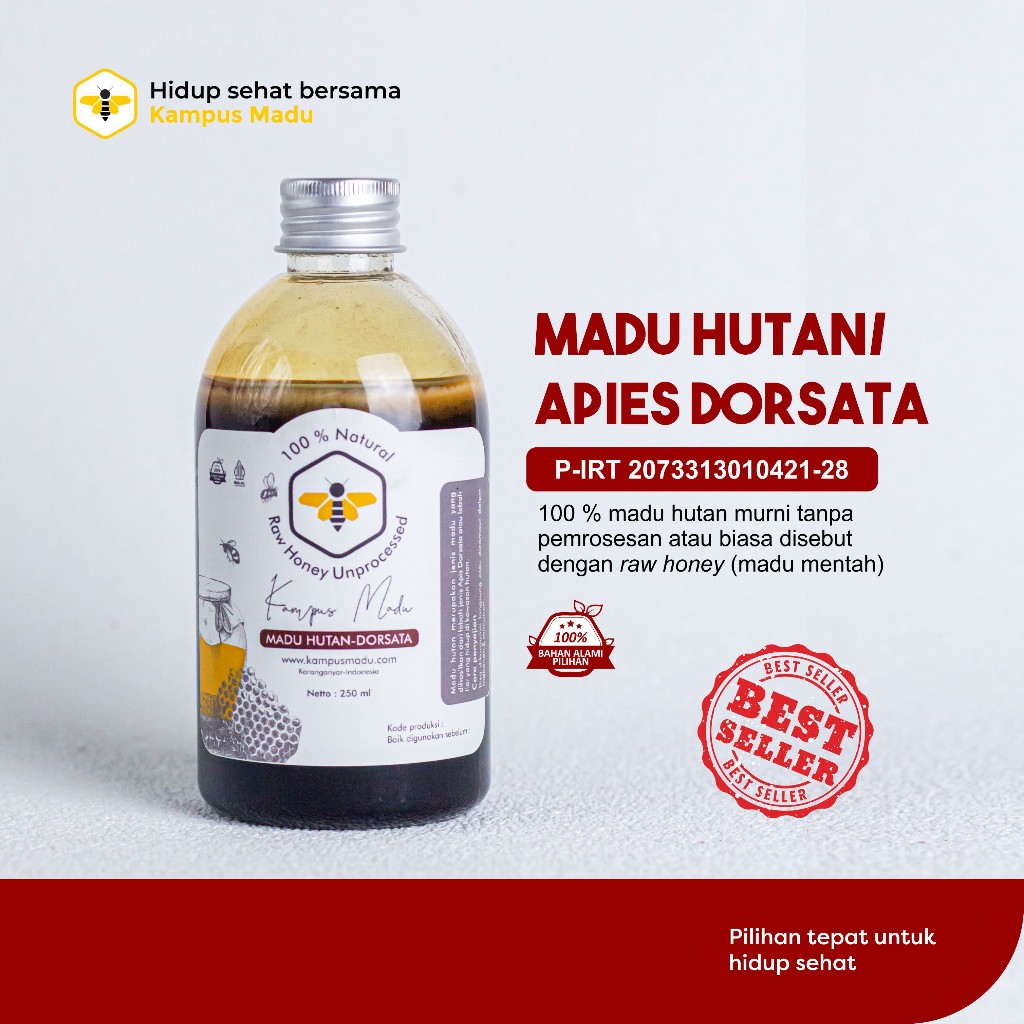 Jual Madu Asli Raw Honey Apis Dorsata Murni Madu Hutan Nektar