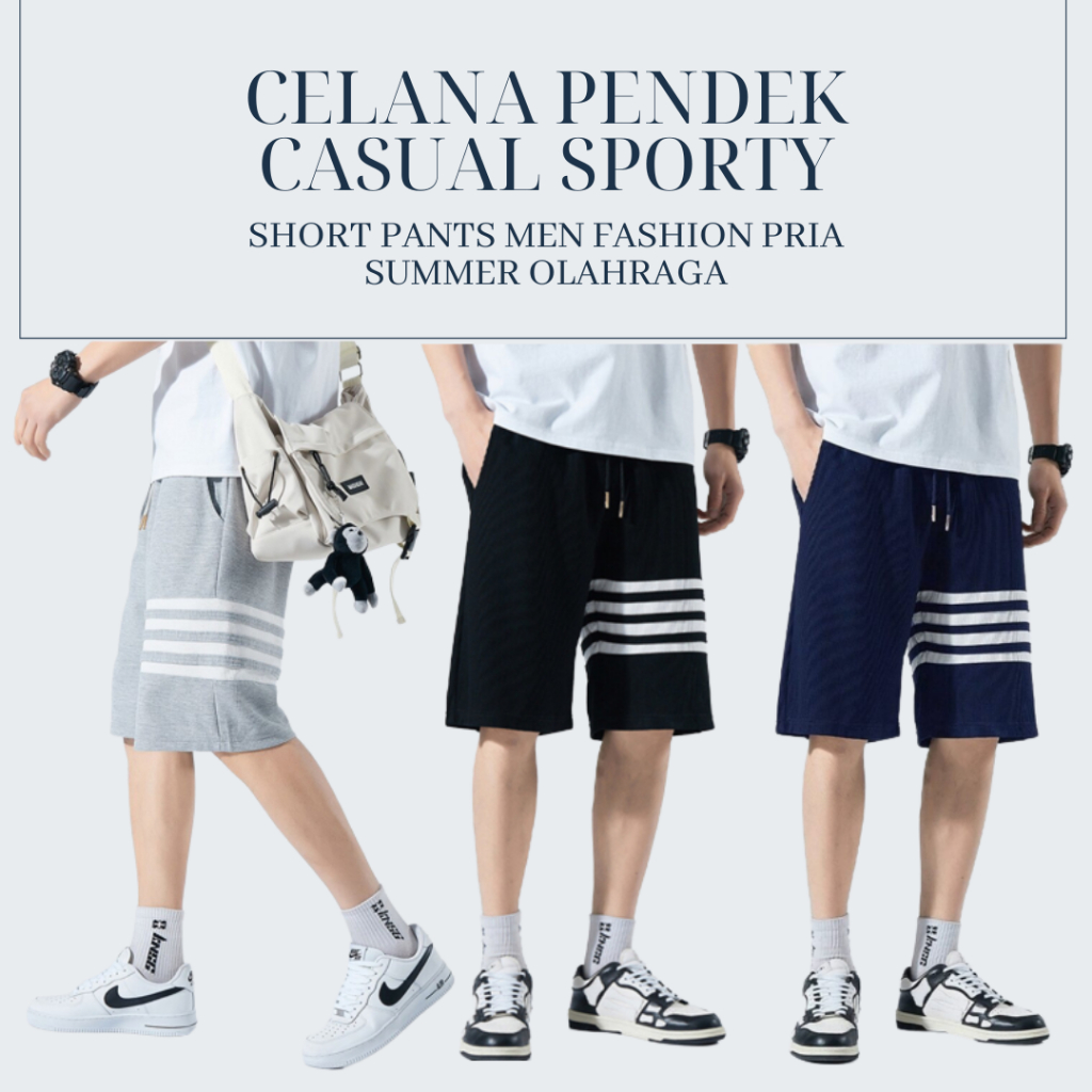 Jual Oppa Style Shop Big Size M Xl Celana Pendek Casual Sporty Short