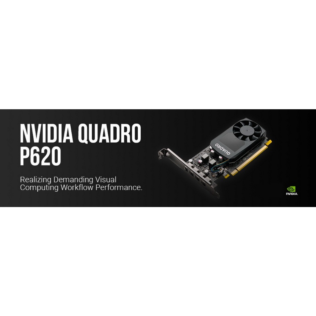 Jual VGA Design Render Profesional NVIDIA Quadro P620 2GB GDDR5 512Core