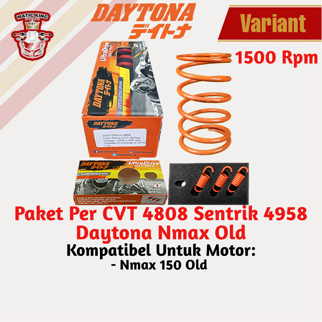 Jual Per CVT Nmax Aerox Lexi New 155 B65 DAYTONA Racing 1000 RPM