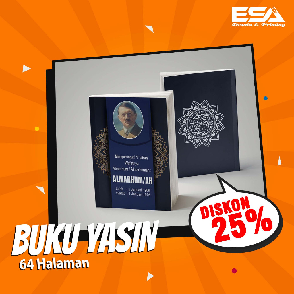 Jual Cetak Buku Yasin Dan Tahlil Custom Foto Halaman Harian