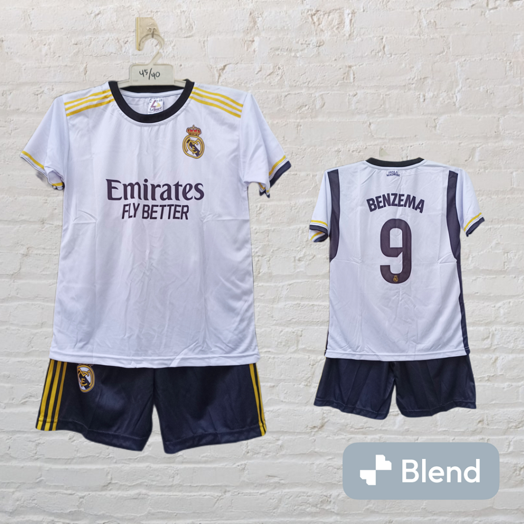 Jual Jersey Baju Bola Real Madrid Home Baju Nadrid Benzema Printing