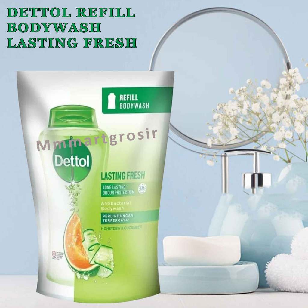 Jual Dettol Refill Bodywash Lasting Fresh Sabun Mandi Antibacterial