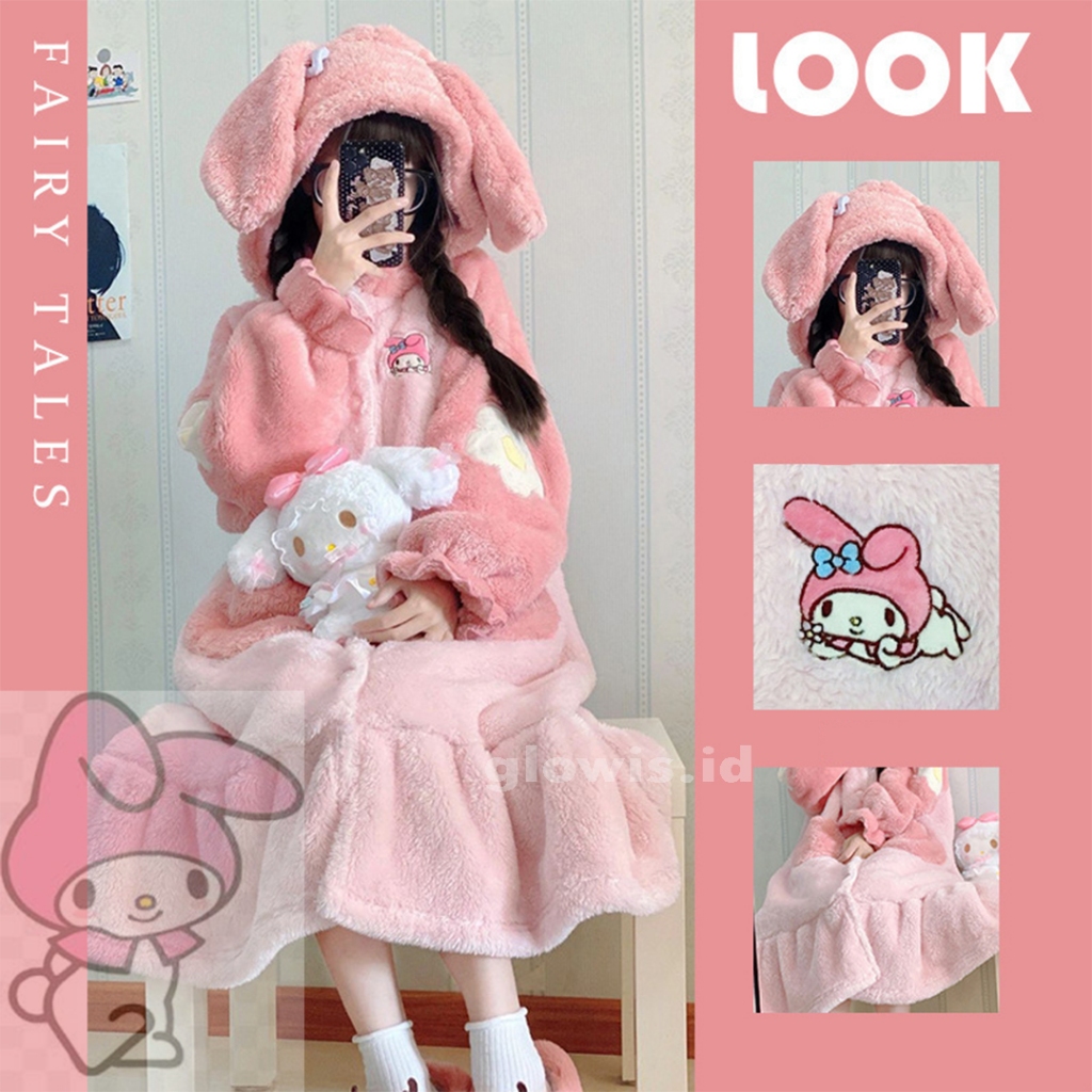 Jual BAJU TIDUR KOSTUM ONESIE KIGURUMU PIYAMA DEWASA KARAKTER MELODY