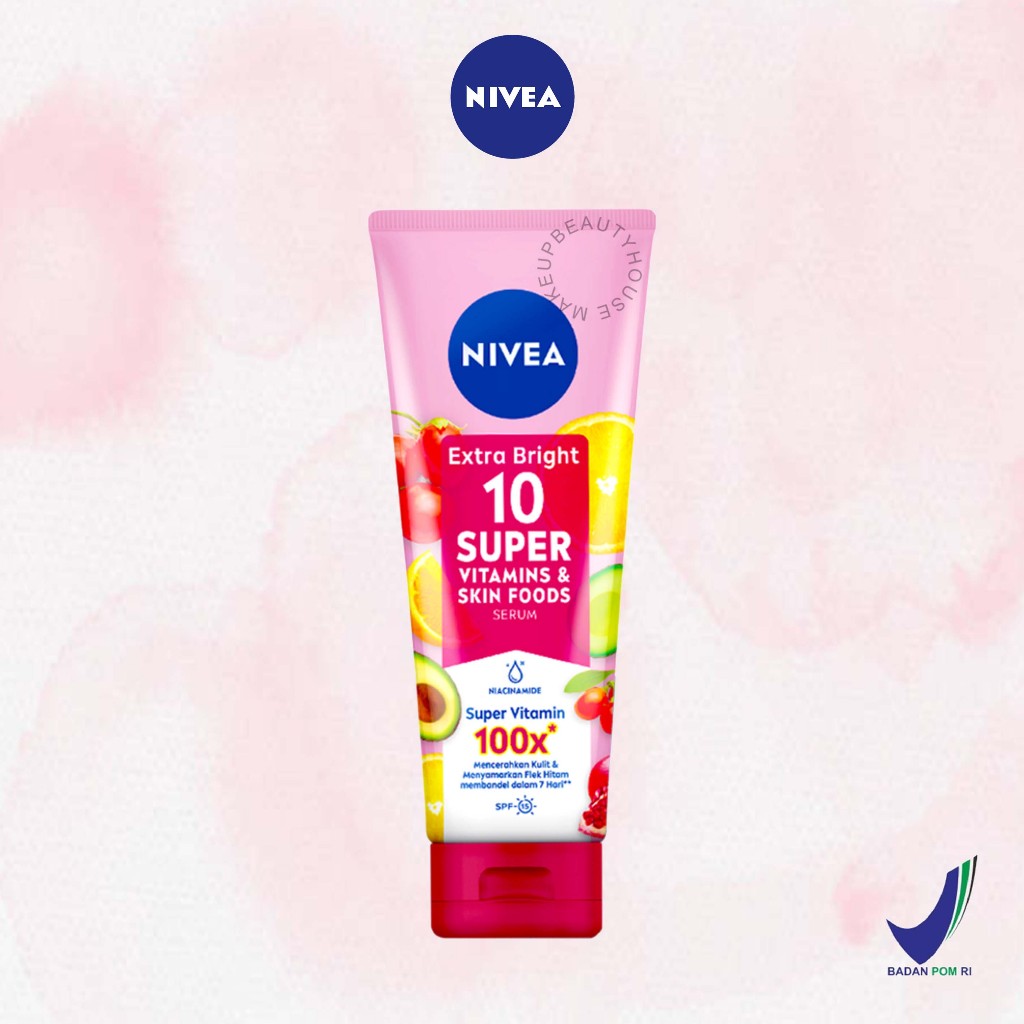 Jual Nivea Extra Bright Body Serum Super Vitamin Skin Food