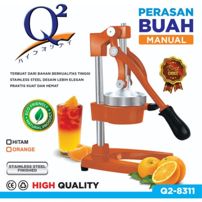 Jual ALAT PERASAN PEMERAS BUAH JERUK MANUAL Q2 QQ 8311 Q28311 FRUIT