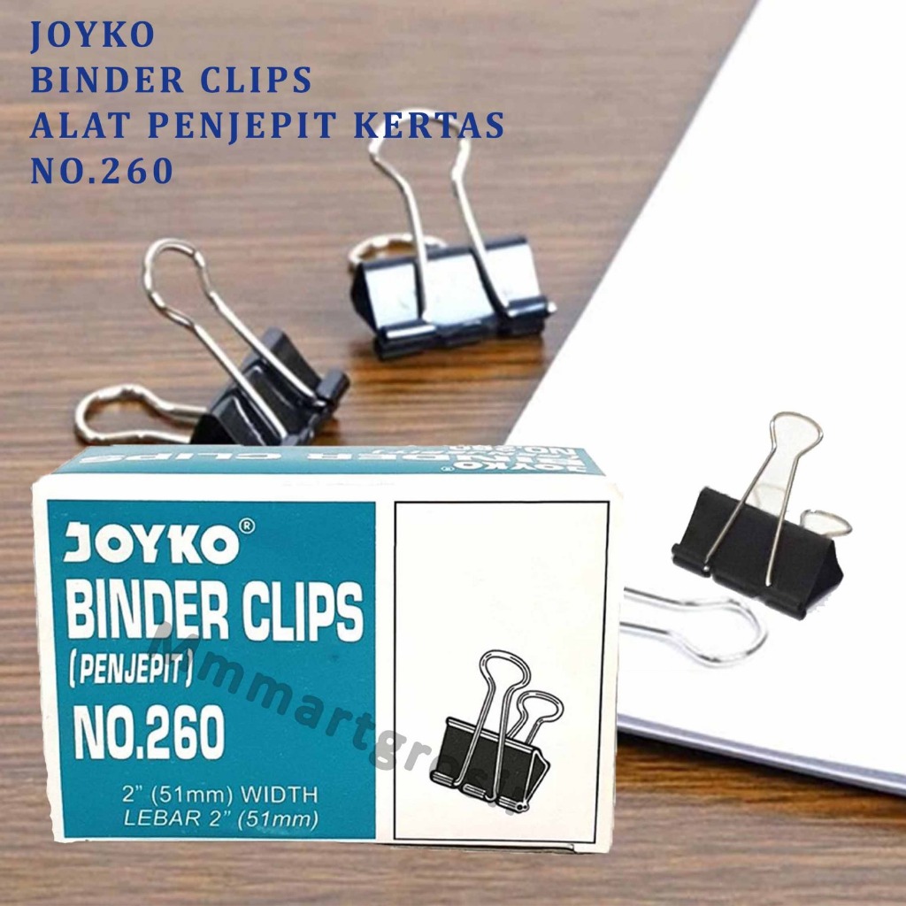 Jual Joyko Binder Clips Klip Penjepit Kertas No 260 Shopee