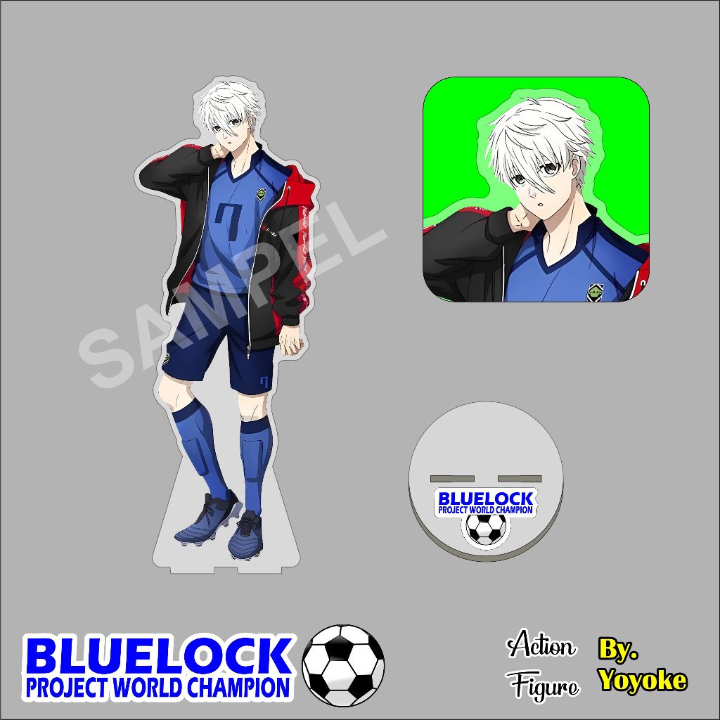 Jual Standee Anime Blue Lock Standee Akrilik Blue Lock Action