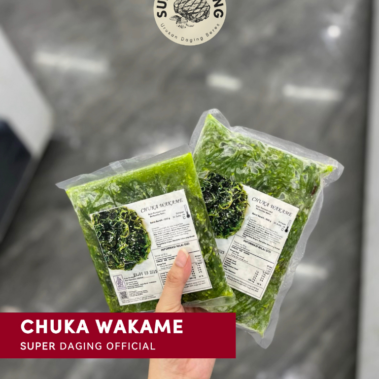 Jual Chuka Wakame Seaweed Salad Rumput Laut Halal Super Daging