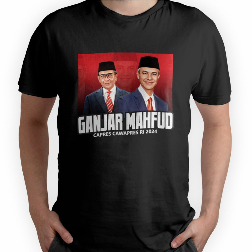 Jual Kaos Ganjar Mahfud Capres Ganjar Pranowo Mahfud Md Kaos