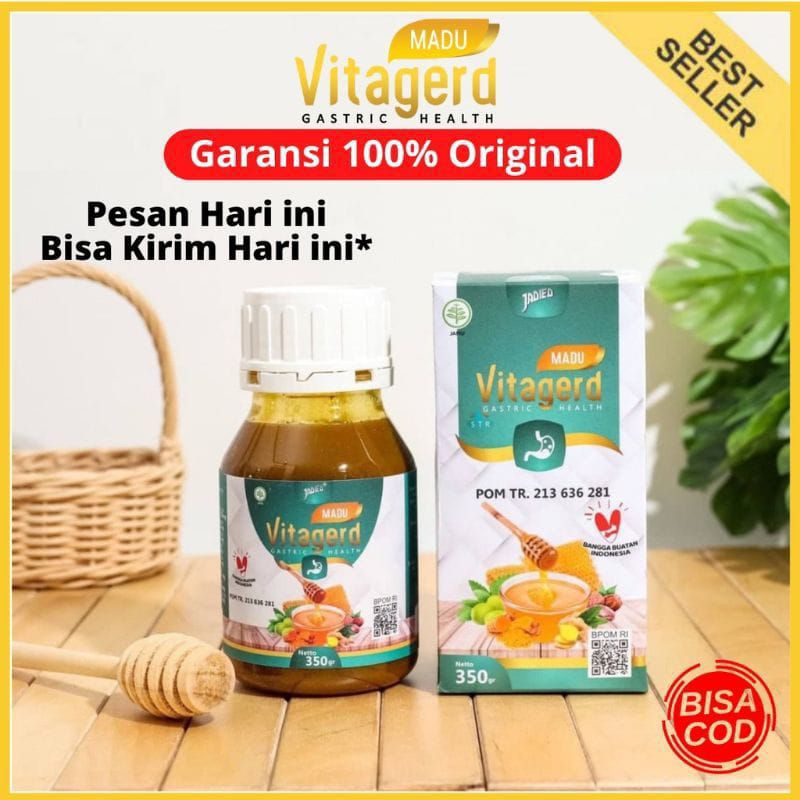 Jual Madu Vitagerd Obat Gerd Dan Asam Lambung Original Asli Ori Herbal