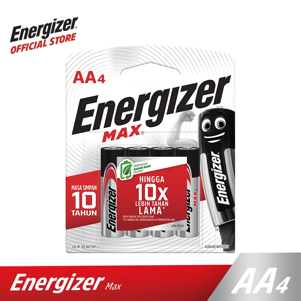 Jual Baterai Energizer Alkaline Max Aa Bp Shopee Indonesia