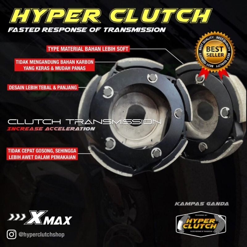 Jual Kampas Ganda Custom Yamaha Xmax By Hyperclutch Shopee Indonesia