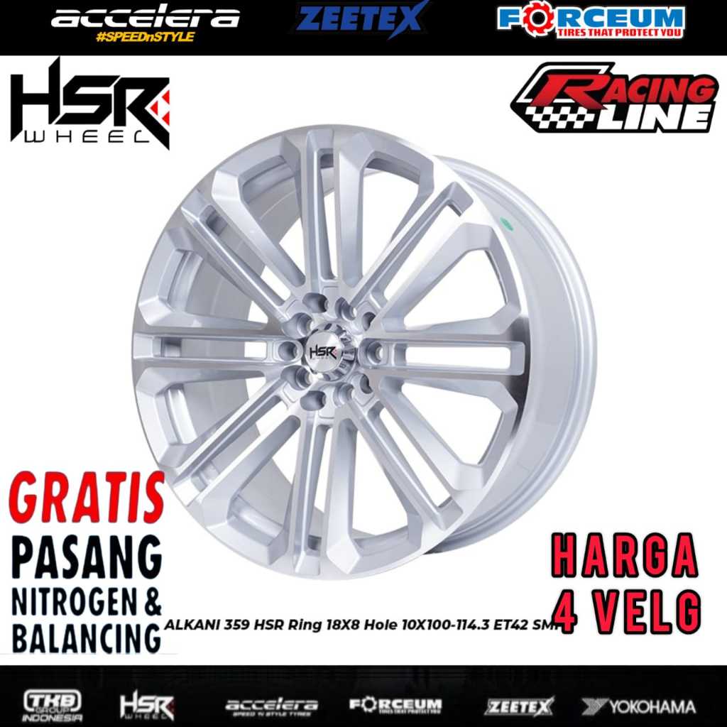 Jual Velg Mobil Racing Hsr Alkani Lebar Offset Ring Untuk